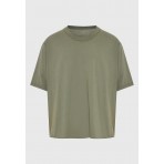 Funky Buddha The Essentials Ανδρικό Κοντομάνικο T-Shirt Χακί