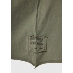 Funky Buddha The Essentials Ανδρικό Κοντομάνικο T-Shirt Χακί