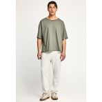 Funky Buddha The Essentials Ανδρικό Κοντομάνικο T-Shirt Χακί