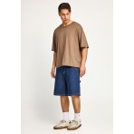 Funky Buddha The Essentials Ανδρικό Κοντομάνικο T-Shirt Καφέ