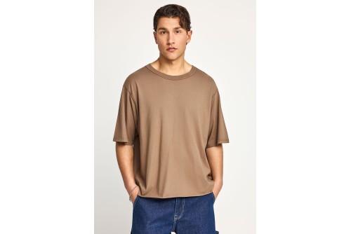 Funky Buddha Ανδρική Μπλούζα Κοντό Μανίκι Basic (FBM013-008-04-WOOD)