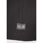 Funky Buddha Ανδρική Κοντομάνικη Μπλούζα Polo Ανθρακί