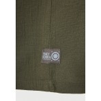 Funky Buddha Ανδρική Κοντομάνικη Μπλούζα Polo Χακί