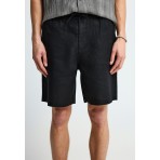 Funky Buddha Ανδρική Βερμούδα Chino Μαύρη