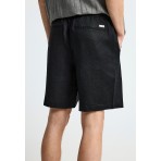 Funky Buddha Ανδρική Βερμούδα Chino Μαύρη