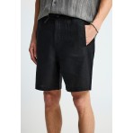 Funky Buddha Ανδρική Βερμούδα Chino Μαύρη