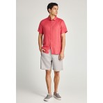 Funky Buddha Ανδρική Βερμούδα Chino Γκρι