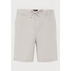 Funky Buddha Ανδρική Βερμούδα Chino Γκρι