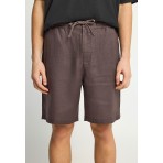 Funky Buddha Ανδρική Βερμούδα Chino Καφέ