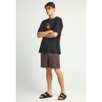 Funky Buddha Ανδρική Βερμούδα Chino Καφέ
