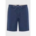 Funky Buddha Ανδρική Βερμούδα Chino Μπλε Σκούρο