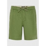 Funky Buddha Ανδρική Βερμούδα Chino Λαδί