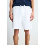Funky Buddha Ανδρική Βερμούδα Chino Λευκή