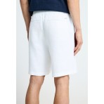 Funky Buddha Ανδρική Βερμούδα Chino Λευκή