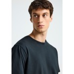 Funky Buddha The Essentials Ανδρικό Κοντομάνικο T-Shirt Μαύρο