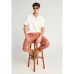 Funky Buddha Ανδρικό Παντελόνι Chino Καφέ