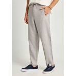 Funky Buddha Ανδρικό Παντελόνι Chino Γκρι