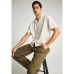 Funky Buddha Ανδρικό Παντελόνι Chino Χακί