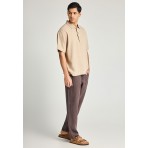 Funky Buddha Ανδρικό Παντελόνι Chino Καφέ