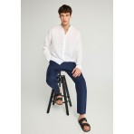 Funky Buddha Ανδρικό Παντελόνι Chino Μπλε Σκούρο