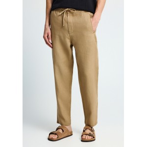 Funky Buddha Linen Παντελόνι Chino Ανδρικό (FBM013-011-02-WARM-SAND)