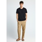 Funky Buddha Ανδρικό Παντελόνι Chino Μπεζ