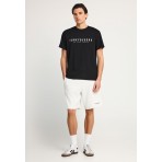 Funky Buddha Ανδρικό Κοντομάνικο T-Shirt Μαύρο