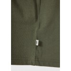 Funky Buddha Ανδρικό Κοντομάνικο T-Shirt Χακί