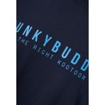 Funky Buddha Ανδρικό Κοντομάνικο T-Shirt Μπλε Σκούρο
