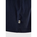 Funky Buddha Ανδρικό Κοντομάνικο T-Shirt Μπλε Σκούρο