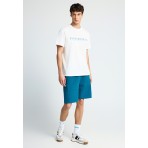 Funky Buddha Ανδρικό Κοντομάνικο T-Shirt Εκρού