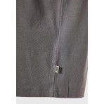 Funky Buddha Ανδρικό Κοντομάνικο T-Shirt Γκρι