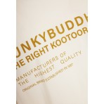Funky Buddha Ανδρικό Κοντομάνικο T-Shirt Εκρού