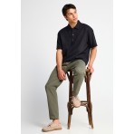 Funky Buddha Ανδρικό Παντελόνι Chino Χακί