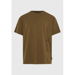 Funky Buddha Ανδρική Μπλούζα Κοντό Μανίκι Και Τύπωμα (FBM013-014-04-DUSTY-OLIVE)