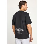 Funky Buddha Ανδρικό Κοντομάνικο T-Shirt Μαύρο