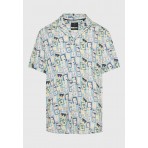 Funky Buddha Ανδρικό Κοντομάνικο Πουκάμισο 