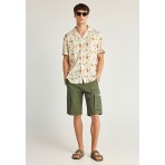 Funky Buddha Ανδρικό Κοντομάνικο Πουκάμισο