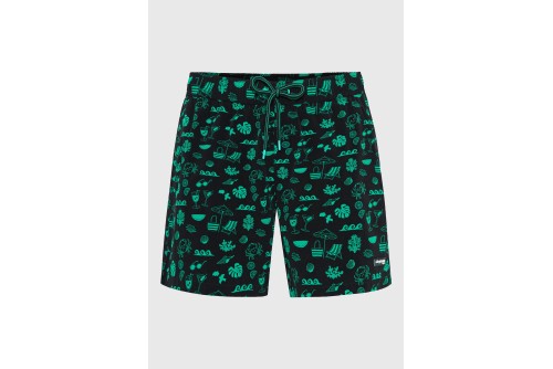 Funky Buddha Μαγιό Σορτς Ανδρικό (FBM013-020-16-BLACK)