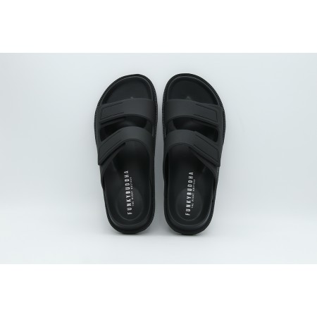 Funky Buddha Ανδρικά Σανδάλια Μαύρα