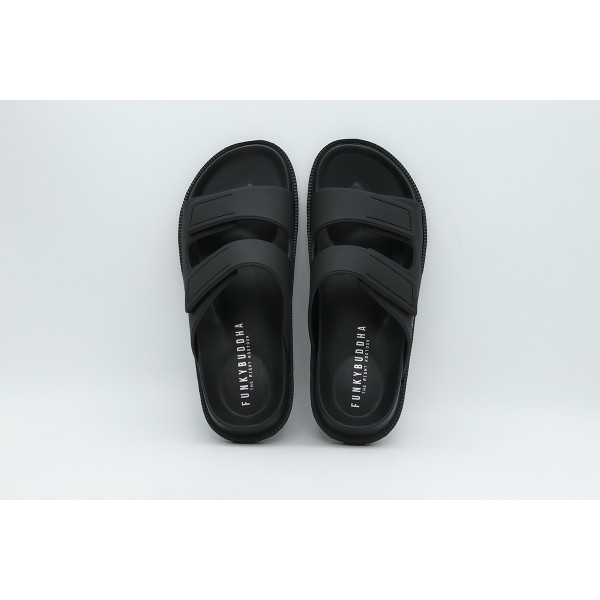 Funky Buddha Σανδάλια (FBM013-021-08-BLACK)