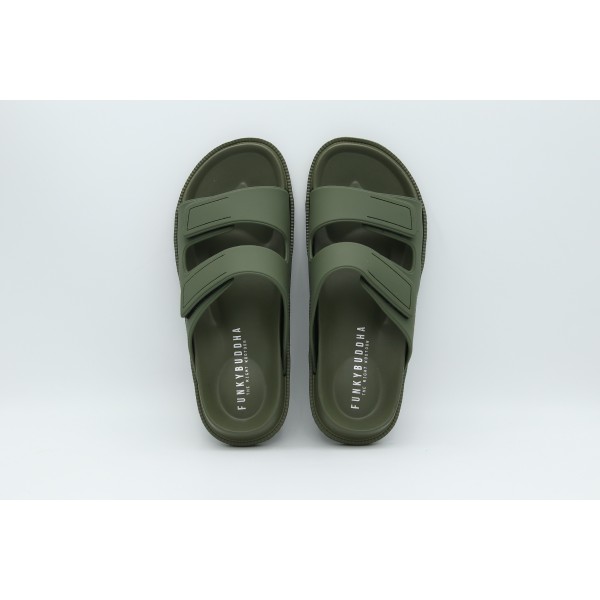 Funky Buddha Σανδάλια (FBM013-021-08-KHAKI)