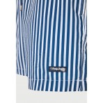 Funky Buddha Ανδρικό Μαγιό Σορτς Μπλε Σκούρο, Λευκό