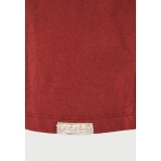 Funky Buddha Ανδρικό Κοντομάνικο T-Shirt Κεραμιδί