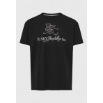 Funky Buddha Ανδρικό Κοντομάνικο T-Shirt Μαύρο