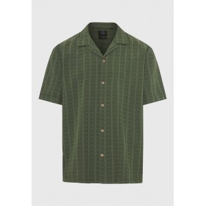 Funky Buddha Ανδρικό Πουκάμισο Με Κοντό Μανίκι (FBM013-023-05-DEEP-FOREST)