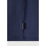 Funky Buddha Ανδρικό Κοντομάνικο T-Shirt Μπλε Σκούρο