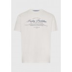 Funky Buddha Ανδρικό Κοντομάνικο T-Shirt Εκρού