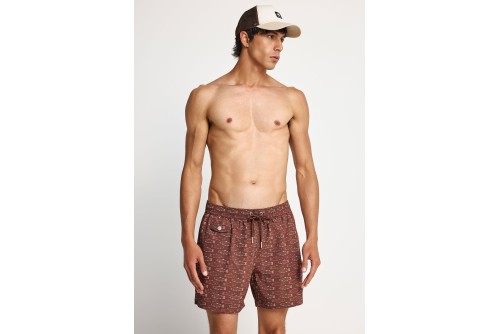 Funky Buddha Μαγιό Σορτς Ανδρικό (FBM013-029-16-BRUNETTE)