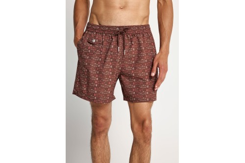 Funky Buddha Μαγιό Σορτς Ανδρικό (FBM013-029-16-BRUNETTE)